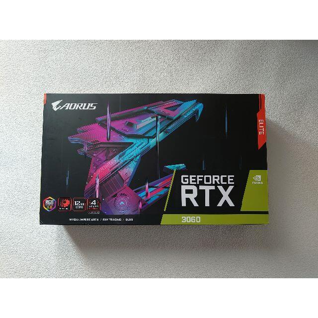 GIGABYTE RTX3060 ELITE GV-N3060AORUSスマホ/家電/カメラ