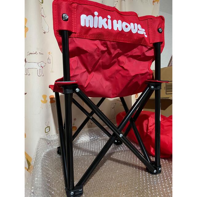 mikihouse(ミキハウス)のミキハウス　キッズ用折りたたみ椅子 インテリア/住まい/日用品の椅子/チェア(折り畳みイス)の商品写真