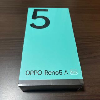 オッポ(OPPO)の新品未開封 ワイモバイル OPPO Reno5 Aシルバーブラック(スマートフォン本体)