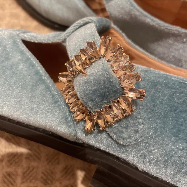 F-TROUPE SA019 VELVET SANDAL SHOE レディースの靴/シューズ(ローファー/革靴)の商品写真