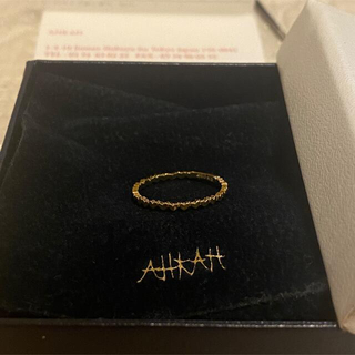 アーカー(AHKAH)のアーカー　AHKAH アンハートエタニティリング K18(リング(指輪))