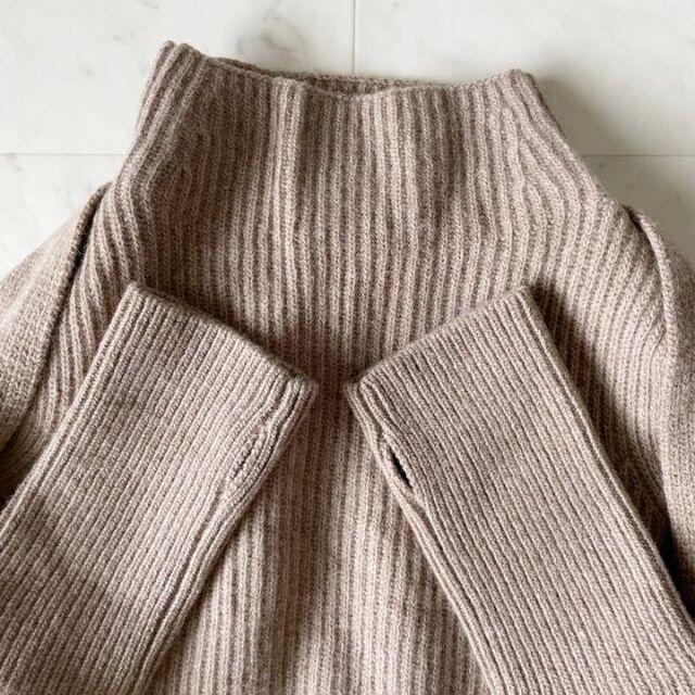 美品♪セルフォード カシミヤ混 リブニット ボレロセット両畦ニット