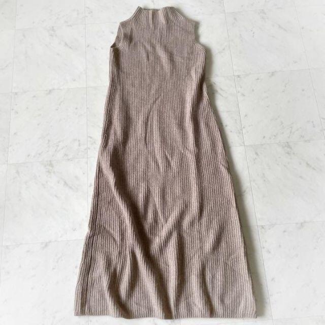 美品♪セルフォード カシミヤ混 リブニット ボレロセット両畦ニット