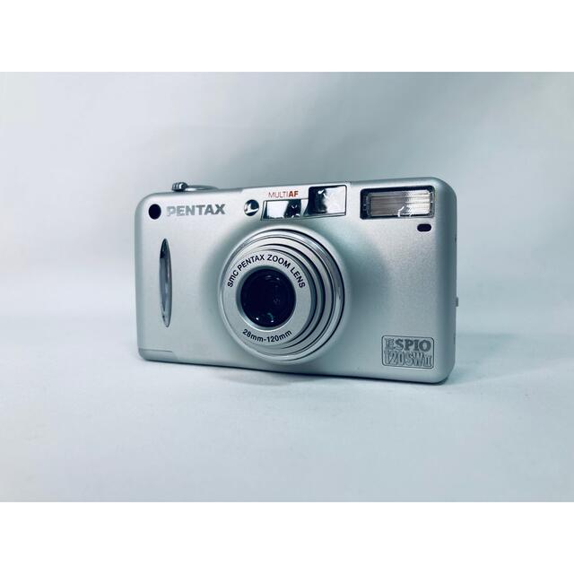 カメラ女子【動作確認済】PENTAX  ESPIO 120SWⅡ ペンタックス　シルバー