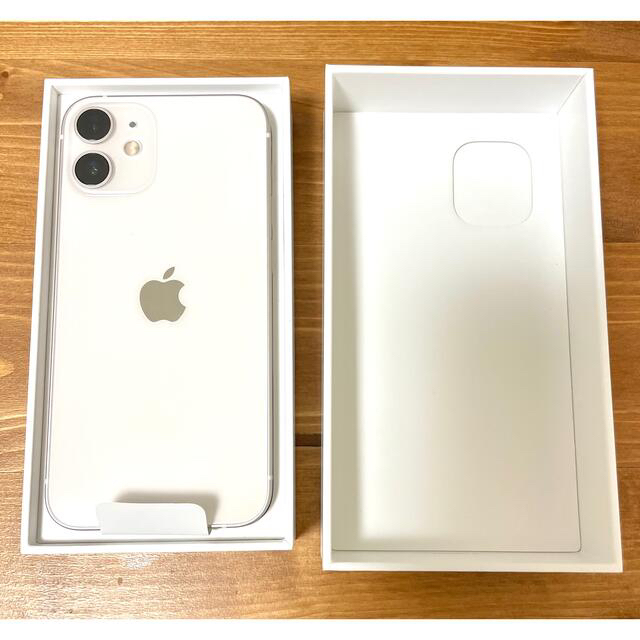 Apple(アップル)のiPhone 12mini 128GB  SIMフリー　ホワイト スマホ/家電/カメラのスマートフォン/携帯電話(スマートフォン本体)の商品写真