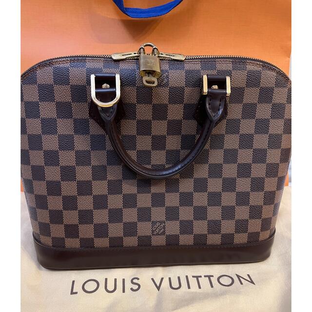 LOUIS VUITTON(ルイヴィトン)の直営店購入　ヴィトン　アルマ　ダミエ　美品　正規品 レディースのバッグ(ハンドバッグ)の商品写真