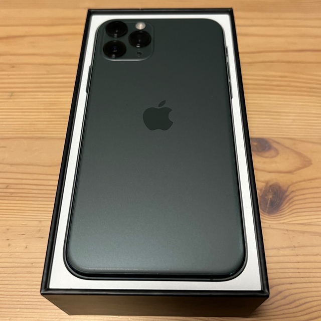 iPhone 11 Pro 256 GB ミッドナイトグリーン SIMフリー化