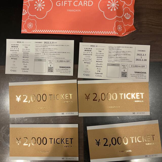 YAMADAYA TICKET 10000円