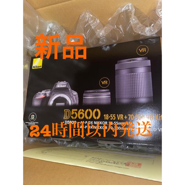 Nikon(ニコン)のNikon D5600 ダブルズームキット スマホ/家電/カメラのカメラ(デジタル一眼)の商品写真