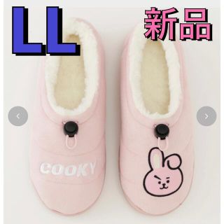 ボウダンショウネンダン(防弾少年団(BTS))のBTS 起毛シューズ　COOKY クッキー　ジョングク　スリッパ　LL(アイドルグッズ)