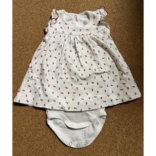 プチバトー(PETIT BATEAU)の専用！【水通しのみ】プチバトー☆*゜ワンピース ロンパース(ロンパース)