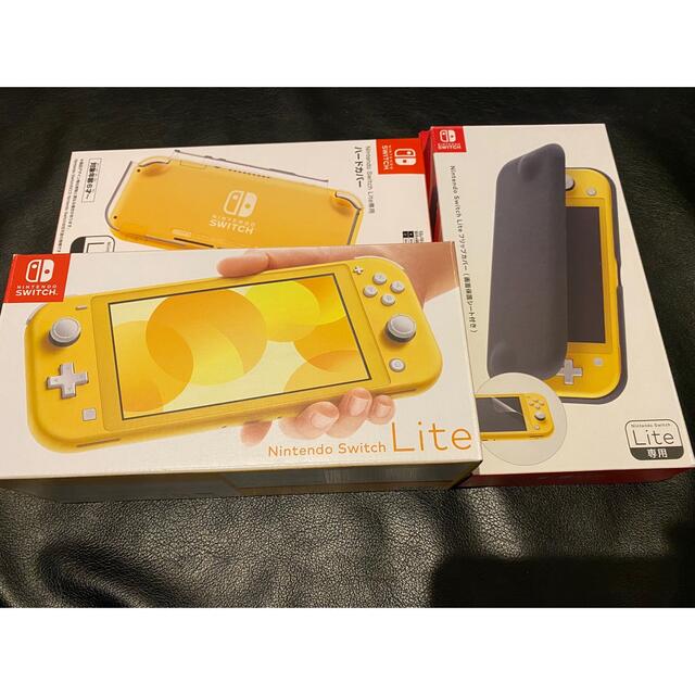 桃鉄とNintendo switch lite イエローせっと！ - 携帯用ゲーム機本体