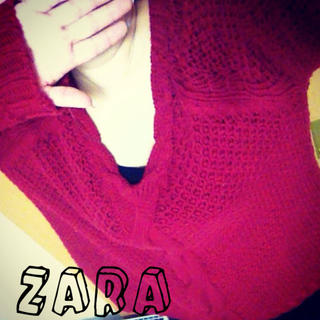ザラ(ZARA)のZARA ニットトップス(ニット/セーター)