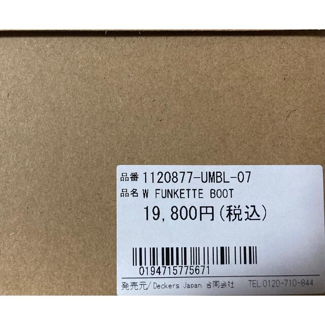 新品未使用参考小売価格【新品】UGG アグ ファンケット ブーツ UMBL 24.0cm