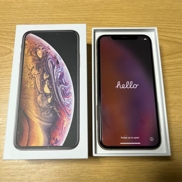 iPhoneXS ゴールド 64GB, Apple購入品SIMフリー