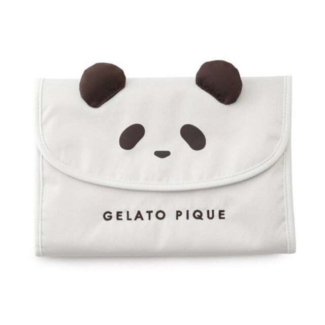 gelato pique(ジェラートピケ)のジェラ―トピケ　母子手帳ケ―スパンダ【新品】Mサイズ🐼gelato pique キッズ/ベビー/マタニティのマタニティ(母子手帳ケース)の商品写真