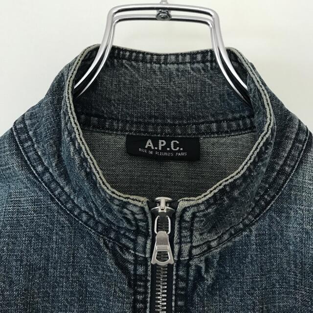 A.P.C - A.P.C.☆シングルライダース☆フルジップ☆デニムジャケット