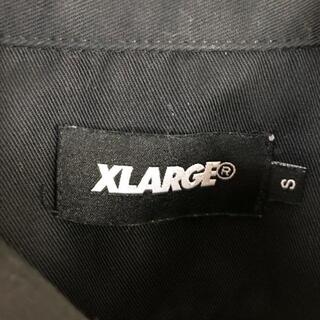 【完売品】極美品 XLARGE ワークシャツ バックロゴ 刺繍 ストリート