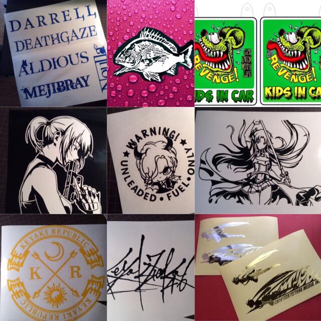 カッティングステッカー❣️完全オーダーメイド❣️世界にひとつだけの