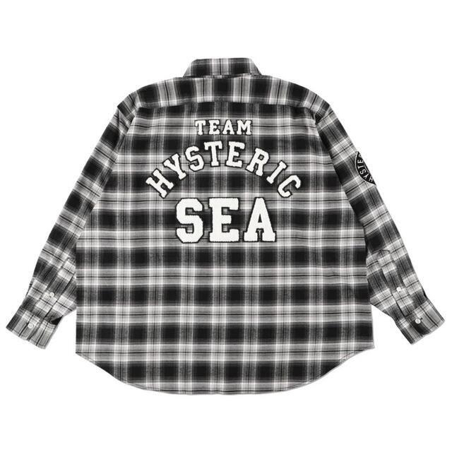 wind and sea hysteric glamor CHECK SHIRT