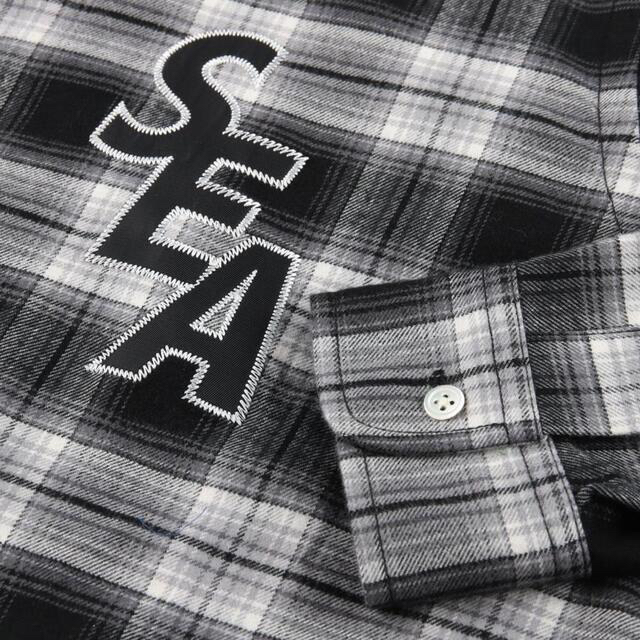 SEA(シー)のHYSTERIC GLAMOUR X WDS CHECK SHIRT BLACK メンズのトップス(シャツ)の商品写真