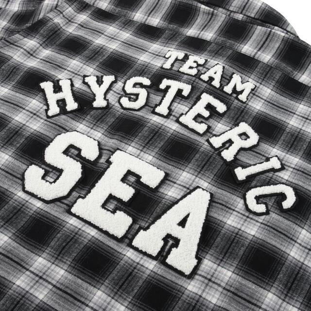 SEA(シー)のHYSTERIC GLAMOUR X WDS CHECK SHIRT BLACK メンズのトップス(シャツ)の商品写真