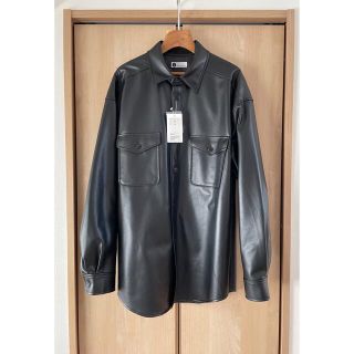 ビューティアンドユースユナイテッドアローズ(BEAUTY&YOUTH UNITED ARROWS)の【M】BEAUTY&YOUTH オーバーサイズ FAKE LEATHER シャツ(シャツ)