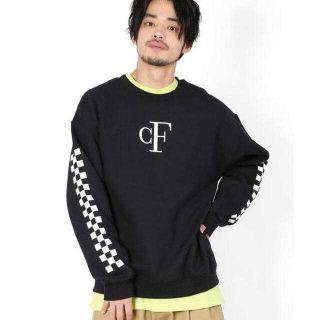 フリークスストア(FREAK'S STORE)のCF PRINT SWEAT/チェッカーフラッグプリントスウェット トレーナー(スウェット)