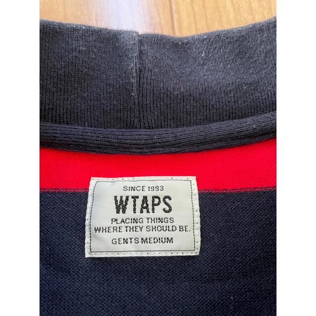 W)taps(ダブルタップス)の【M】WTAPS VASQUE L/S 赤 紺 ボーダー ロンT メンズのトップス(Tシャツ/カットソー(七分/長袖))の商品写真