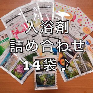 即購入OK！入浴剤 セット 詰め合わせ 14包(入浴剤/バスソルト)