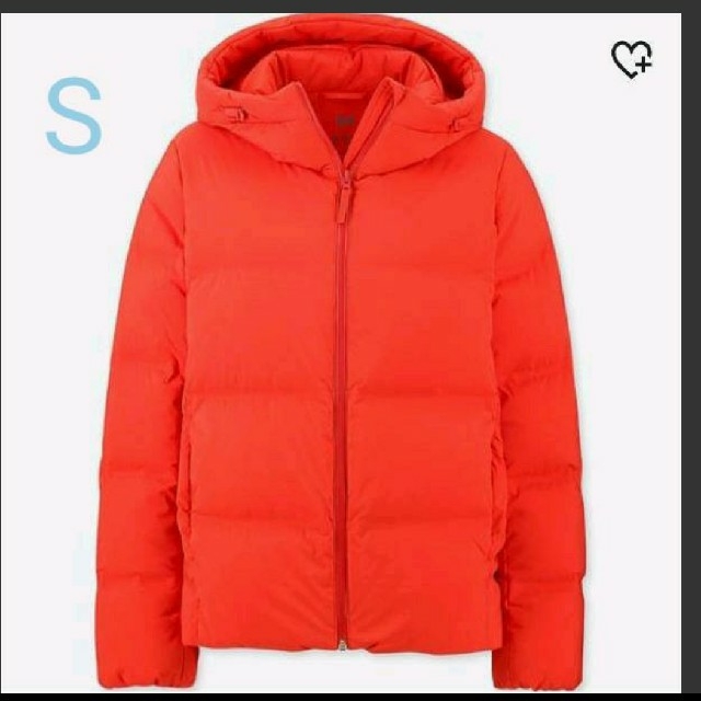 UNIQLO - ユニクロ シームレスダウンパーカ S オレンジ レディースの