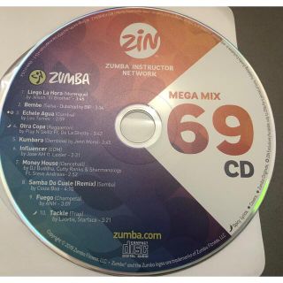 ズンバ(Zumba)のzumba megamix69 CD ズンバ　メガミックス(クラブ/ダンス)