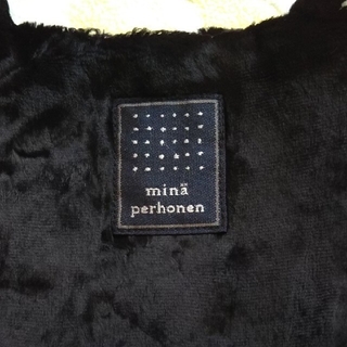 mina perhonen - ミナペルホネン 黒猫みたいなミニバッグ ブラック