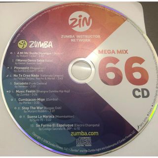 ズンバ(Zumba)のズンバ　megamix66 zumba CD メガミックス(クラブ/ダンス)