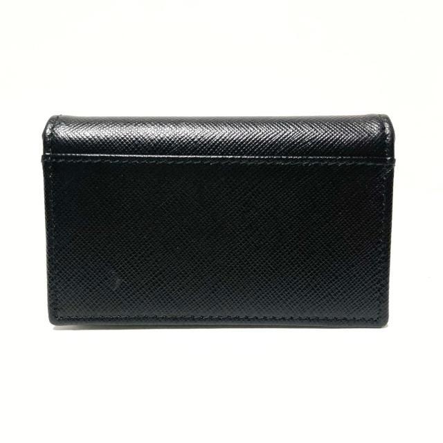 PRADA(プラダ)のPRADA(プラダ) 名刺入れ美品  - 黒 レザー レディースのファッション小物(名刺入れ/定期入れ)の商品写真