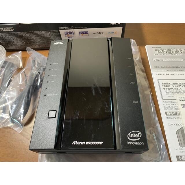 NEC(エヌイーシー)のuppy様専用　NEC 無線LANルーター PA-WX3000HP スマホ/家電/カメラのPC/タブレット(PC周辺機器)の商品写真