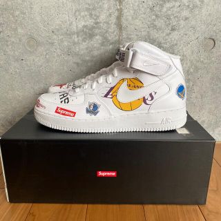 シュプリーム(Supreme)のNike AIR FORCE 1 MID 07 supreme 28cm NBA(スニーカー)