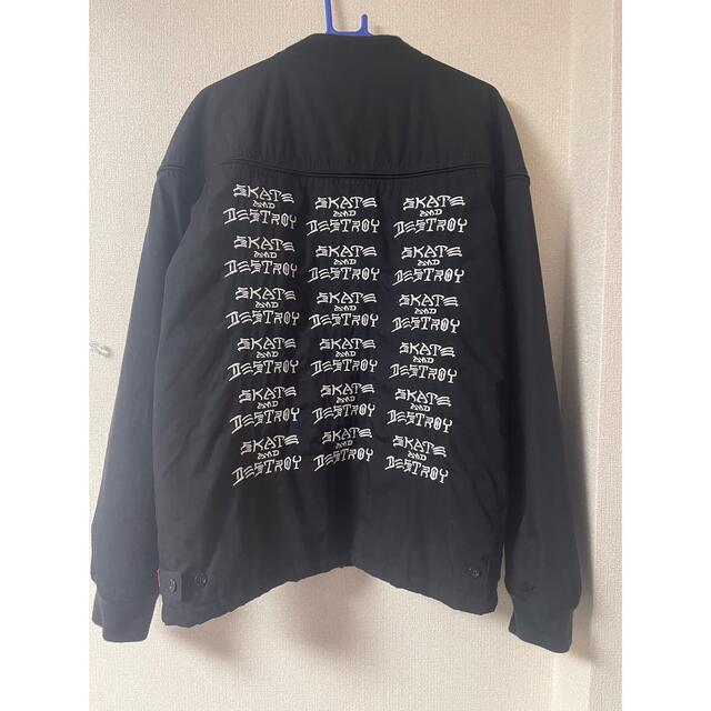 supreme thrasher jacket black XL