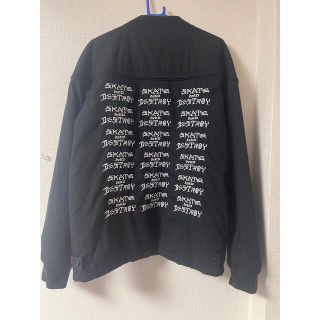 シュプリーム(Supreme)のsupreme thrasher jacket black XL(ブルゾン)