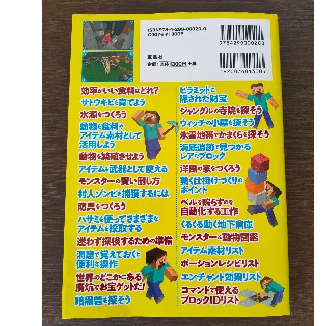 ＮｉｎｔｅｎｄｏＳｗｉｔｃｈで遊ぶ！マインクラフト攻略バイブル２０２０最新版 エンタメ/ホビーの本(アート/エンタメ)の商品写真