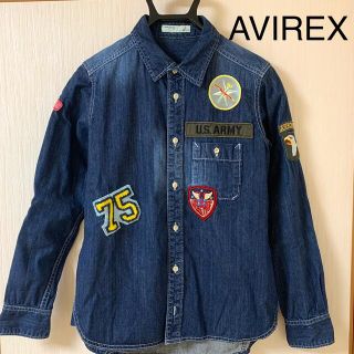 アヴィレックス(AVIREX)のアビレックス ミリタリー デニム シャツ AVIREX レディース(シャツ/ブラウス(長袖/七分))