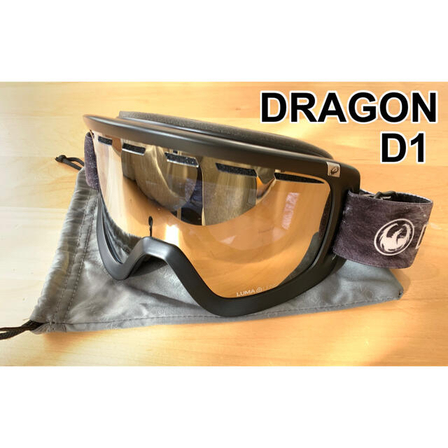 DRAGON D1 JAPANFIT ドラゴン スノーボード ゴーグル 収納袋付