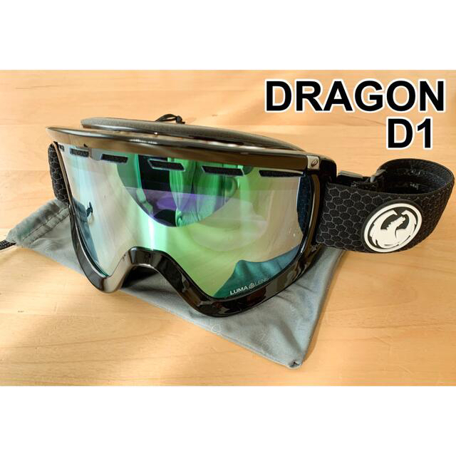 DRAGON D1ドラゴン スノーボード ゴーグル 収納袋付き