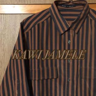 カウイジャミール(KAWI JAMELE)のKAWI JAMELE カウイジャミール   ストライプシャツ(シャツ/ブラウス(半袖/袖なし))