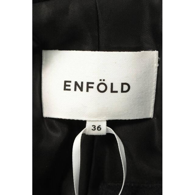 ENFOLD(エンフォルド)のエンフォルド カシミヤ混ジップブルゾン 36 レディースのジャケット/アウター(ブルゾン)の商品写真