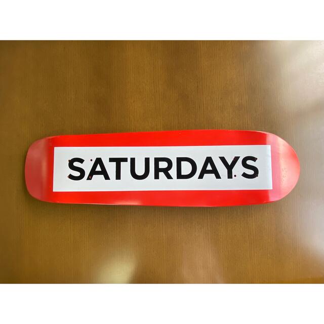 SATURDAYS × shut skateboard Deckサタデーズニューヨーク