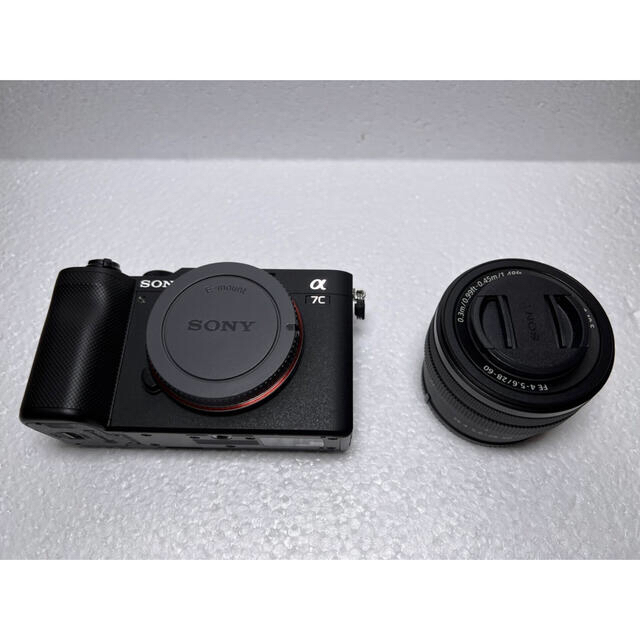 SONY(ソニー)の【美品】4年保証付　SONY α7C ILCE-7CL ズームレンズキット スマホ/家電/カメラのカメラ(ミラーレス一眼)の商品写真