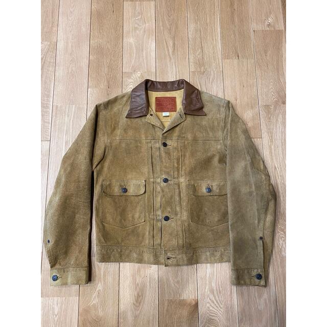 RRL スエード　レザージャケット