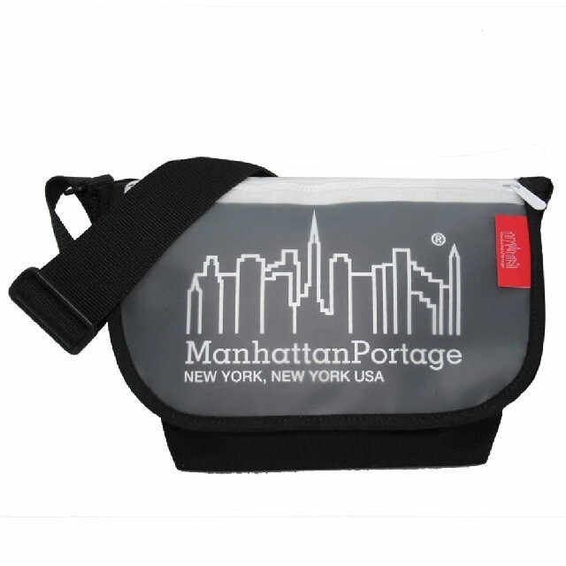 Manhattan Portage(マンハッタンポーテージ)のマンハッタンポーテージ ショルダーバッグ MP1605 ブラック×ホワイト系 メンズのバッグ(ショルダーバッグ)の商品写真