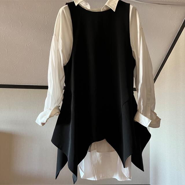 エンフォルド 22SS タフタシャーリングC/A VEST ベスト ビスチェ